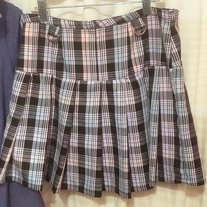 Plaid Skirt without suspenders